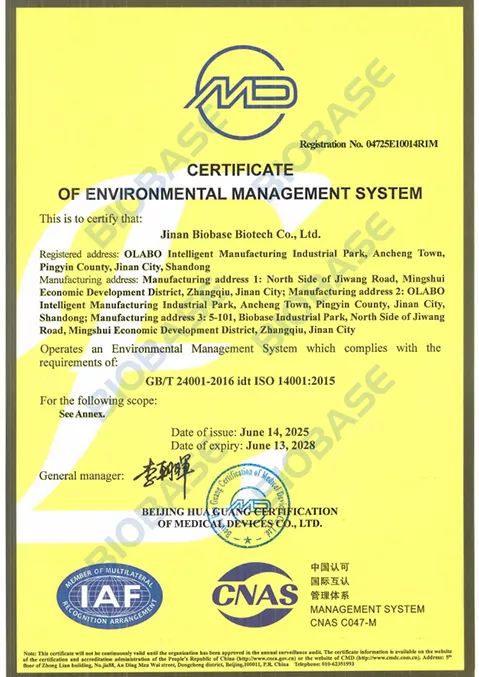 ISO-14001 Certificate
